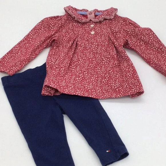 Tommy Hilfiger 2 Pc Set 12-18M - Picture 1 of 5